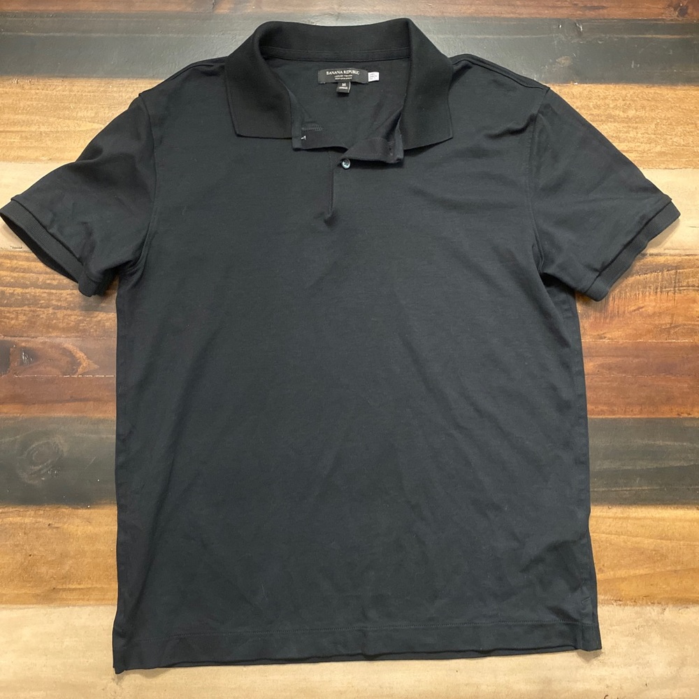 EUC Banana Republic - Black Polo